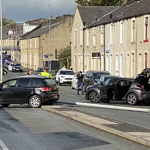 Colne Road, Burnley car crash