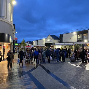 St James's Street, Burnley - Christmas