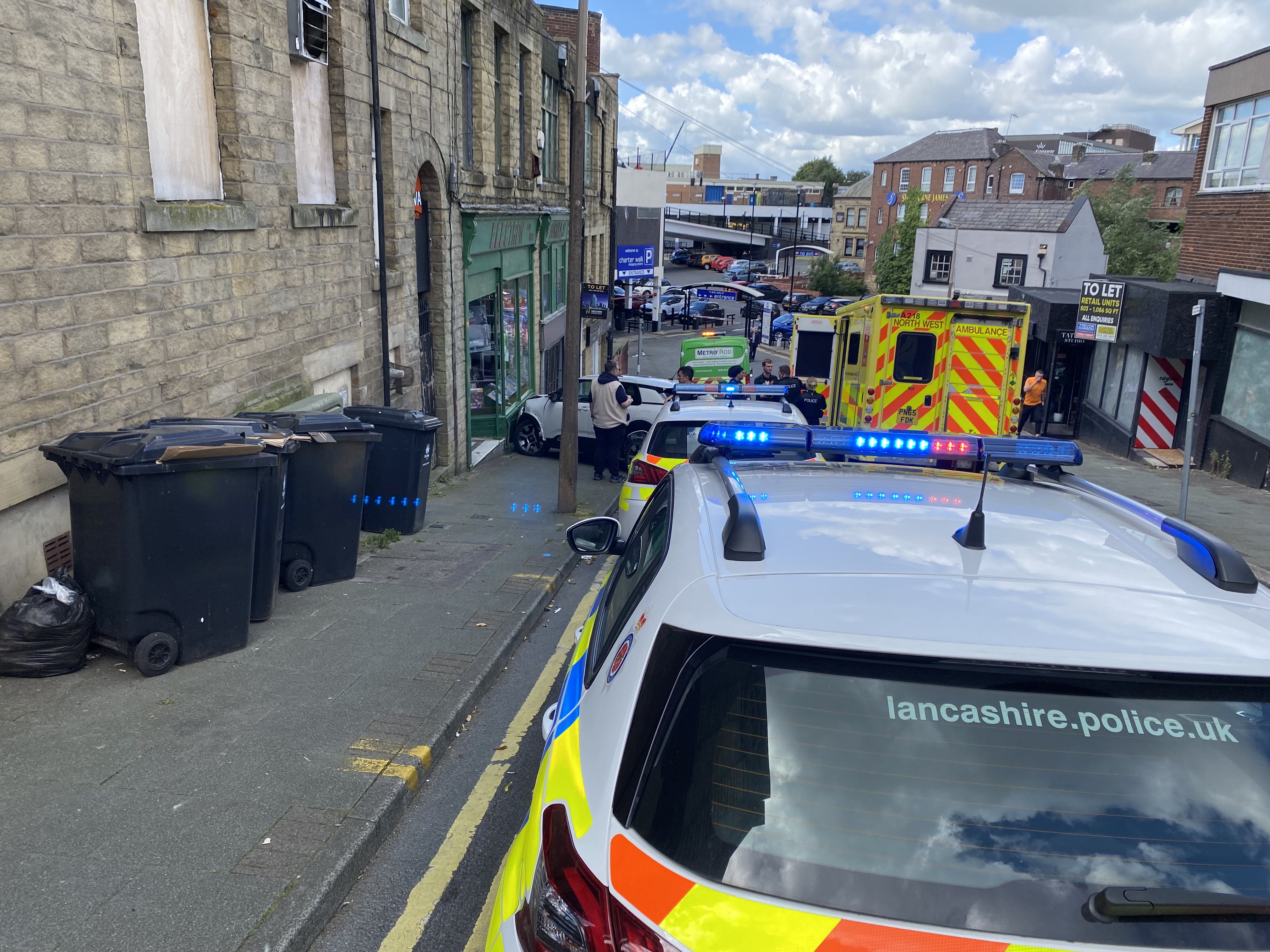 Hall Street, Burnley car crash